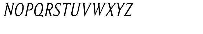 Beaufort Condensed Italic Font UPPERCASE