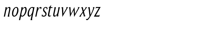 Beaufort Condensed Italic Font LOWERCASE
