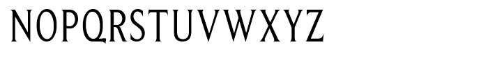Beaufort Condensed Regular Font UPPERCASE