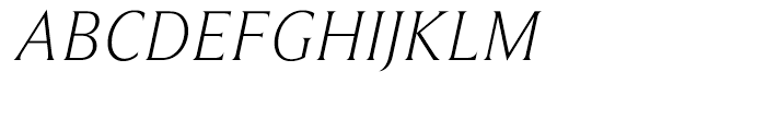 Beaufort Light Italic Font UPPERCASE