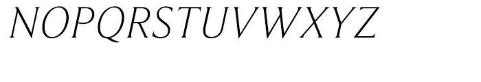 Beaufort Light Italic Font UPPERCASE