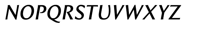 Beaulieu Medium Italic Font UPPERCASE