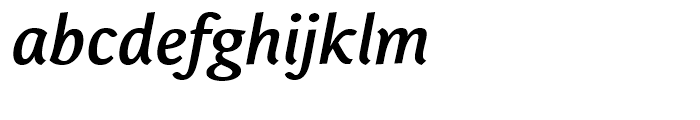Bebop Medium Italic Font LOWERCASE