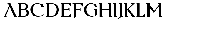 Behrens Antiqua Regular Font UPPERCASE