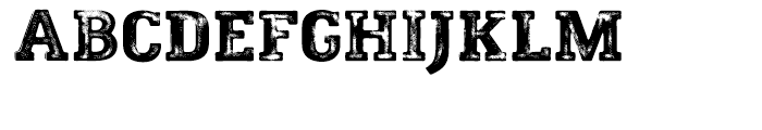 Beily Rough Font UPPERCASE