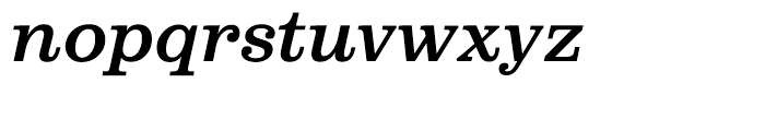 Belizio Medium Italic Font LOWERCASE