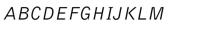 Bell Gothic Italic Font UPPERCASE