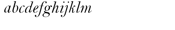 Bell Italic Font LOWERCASE