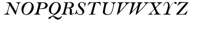 Bell Semi Bold Italic Font UPPERCASE
