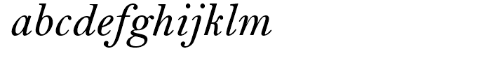 Bell Semi Bold Italic Font LOWERCASE