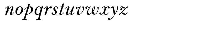 Bell Semi Bold Italic Font LOWERCASE