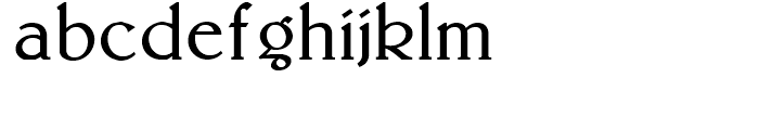 Bellwether Antique NF Regular Font LOWERCASE