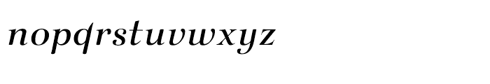 Belucian Demi Italic Font LOWERCASE