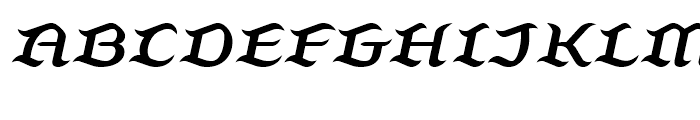 Beluga LT Italic Font UPPERCASE