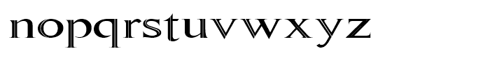 Benchley Regular Font LOWERCASE