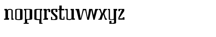 BenderHead AEF Regular Font LOWERCASE