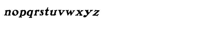 Benjamin Franklin Italic Font LOWERCASE