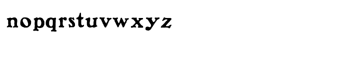 Benjamin Franklin Regular Font LOWERCASE