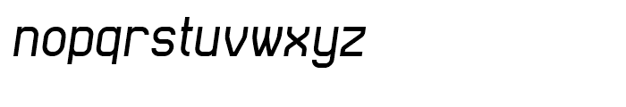 Bennu Sans B Medium Oblique Font LOWERCASE