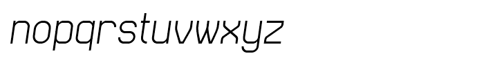Bennu Sans B Oblique Font LOWERCASE