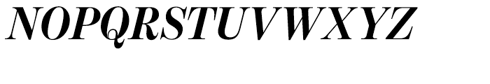 Benton Modern Display Bold Italic Font UPPERCASE