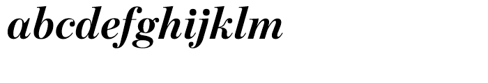 Benton Modern Display Bold Italic Font LOWERCASE
