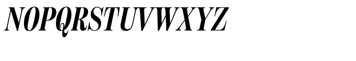 Benton Modern Display Compressed Bold Italic Font UPPERCASE
