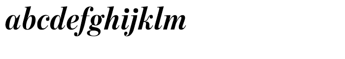 Benton Modern Display Condensed Bold Italic Font LOWERCASE