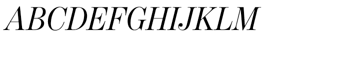 Benton Modern Display Regular Italic Font UPPERCASE