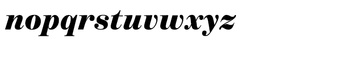 Benton Modern Display Ultra Italic Font LOWERCASE