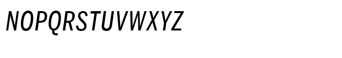 Benton Sans Compressed Regular Italic SC Font LOWERCASE