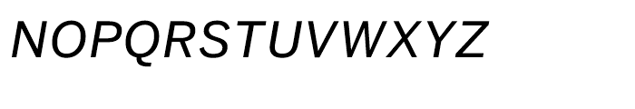Benton Sans Regular Italic SC Font LOWERCASE