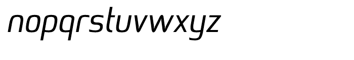 Bentwood Oblique Font LOWERCASE