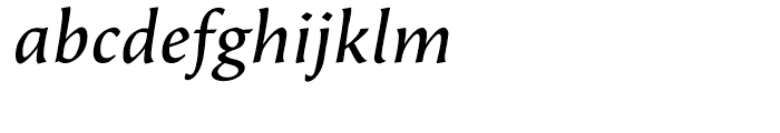 Beorcana Italic Font LOWERCASE