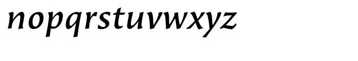 Beorcana Micro Italic Font LOWERCASE