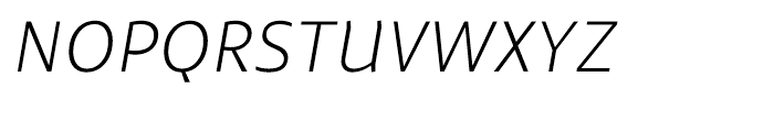 Beret Light Italic Font UPPERCASE