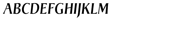 Berglin Italic Font UPPERCASE