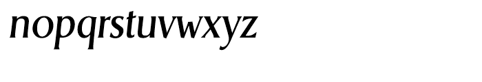 Berglin Italic Font LOWERCASE