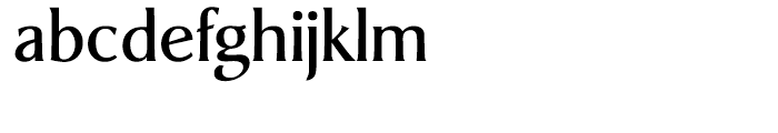 Berglin Regular Font LOWERCASE