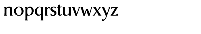 Berglin Regular Font LOWERCASE