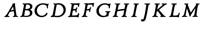 Bergsland Bold Italic Font UPPERCASE