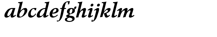 Berling Bold Italic Font LOWERCASE