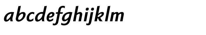 Berling Nova Sans Bold Italic Font LOWERCASE
