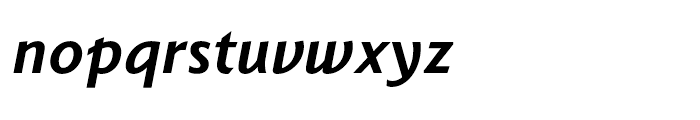 Berling Nova Sans Bold Italic Font LOWERCASE