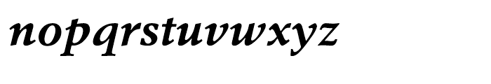Berling Nova Text Bold Italic Font LOWERCASE