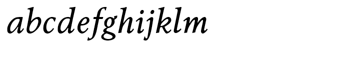 Berling Nova Text Regular Italic Font LOWERCASE