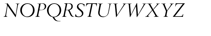 Berling Regular Italic Font UPPERCASE