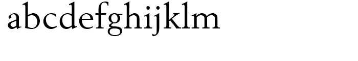 Berling Roman Font LOWERCASE