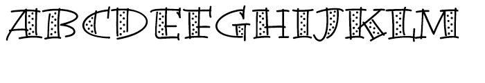 Bermuda DotsLP Font LOWERCASE