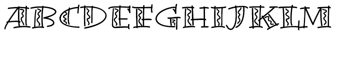 Bermuda SquiggleLP Font LOWERCASE